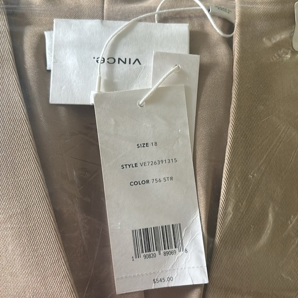 Vince Plus Size Tan Blazer - Picture 9 of 9